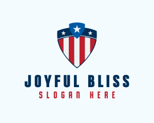 Stars & Stripes Shield logo design