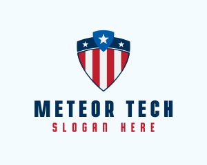 Stars & Stripes Shield logo design