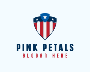 Stars & Stripes Shield logo design