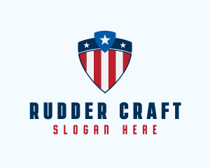 Stars & Stripes Shield logo design