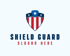 Stars & Stripes Shield logo design