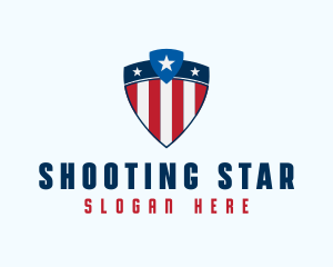 Stars & Stripes Shield logo design