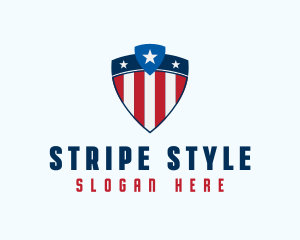 Stars & Stripes Shield logo design