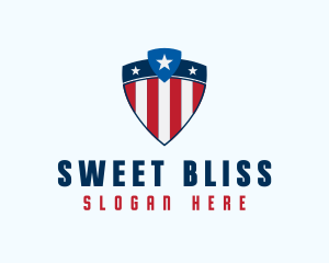 Stars & Stripes Shield logo design