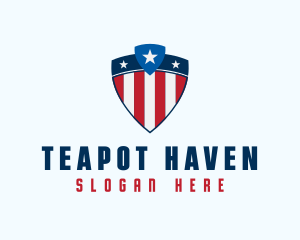 Stars & Stripes Shield logo design