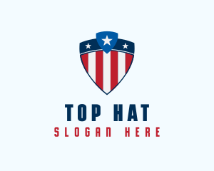 Stars & Stripes Shield logo design