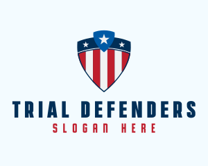 Stars & Stripes Shield logo design