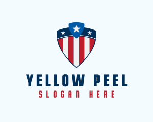 Stars & Stripes Shield logo design