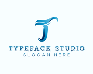 Studio Brand Letter T logo design