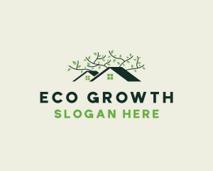 Greenhouse Plant Landscaping  logo design