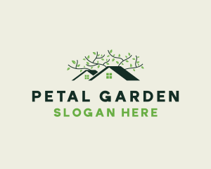 Greenhouse Plant Landscaping  logo design