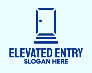 Blue Door Entry logo design