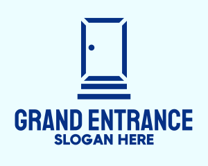 Blue Door Entry logo design