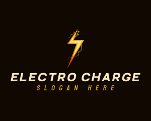 Electric Lightning Power logo design