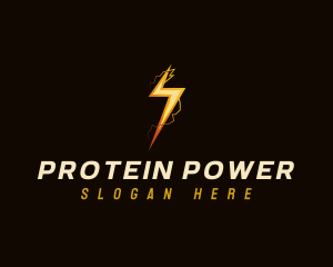 Electric Lightning Power logo design