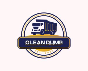 Dump Truck Logistics logo design