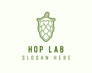 Minimalist Hops Barley logo