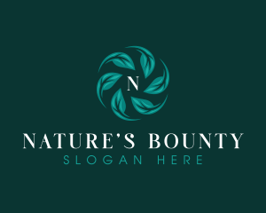 Leaf Natural Meditation logo design