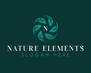 Leaf Natural Meditation logo design