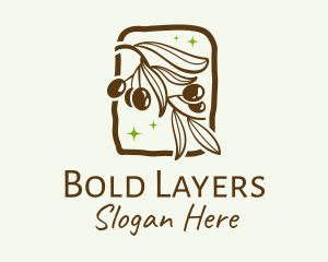 Brown Olive Branch logo design