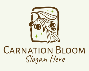 Brown Olive Branch logo design