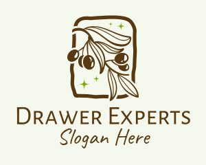 Brown Olive Branch logo design