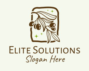 Brown Olive Branch logo design