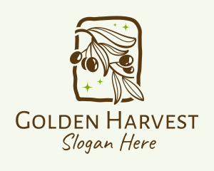 Brown Olive Branch logo design