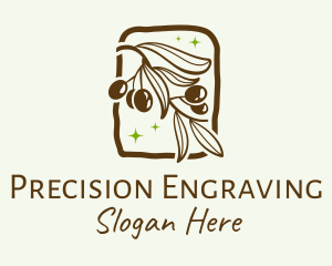 Brown Olive Branch logo design