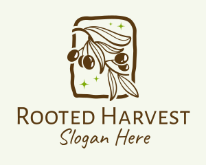 Brown Olive Branch logo design