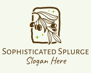 Brown Olive Branch logo design