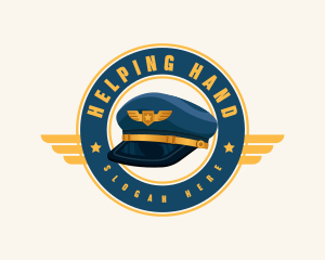 Pilot Cap Aviation Logo