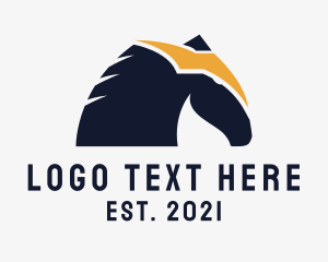 Lightning Fast Horse  logo