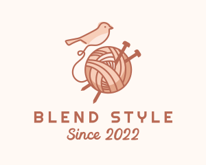 Sparrow Yarn Embroidery logo design