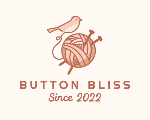 Sparrow Yarn Embroidery logo design