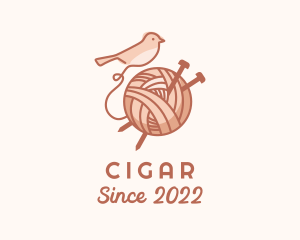 Sparrow Yarn Embroidery logo design