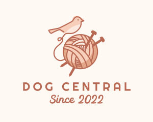 Sparrow Yarn Embroidery logo design