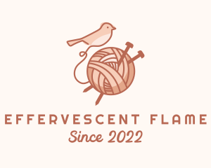 Sparrow Yarn Embroidery logo design