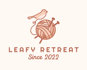 Sparrow Yarn Embroidery logo design