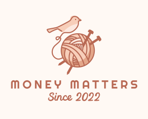 Sparrow Yarn Embroidery logo design