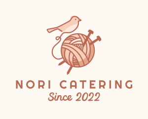 Sparrow Yarn Embroidery logo design