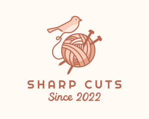 Sparrow Yarn Embroidery logo design