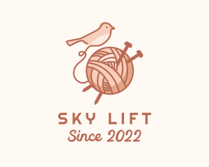 Sparrow Yarn Embroidery logo design