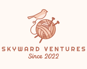 Sparrow Yarn Embroidery logo design