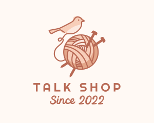 Sparrow Yarn Embroidery logo design