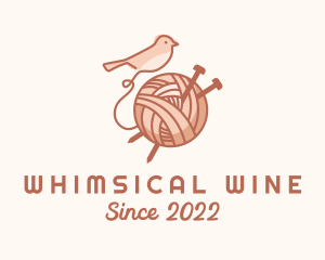 Sparrow Yarn Embroidery logo design