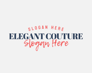 Elegant Fashion Brand logo design