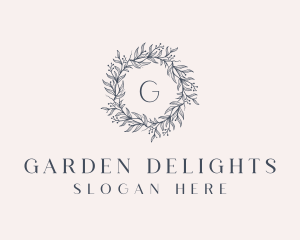 Botanical Flower Garden logo design