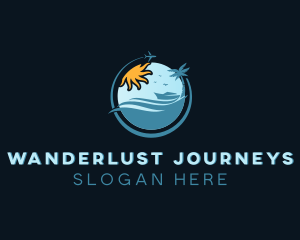 Ship Plane Travel Agency Logo