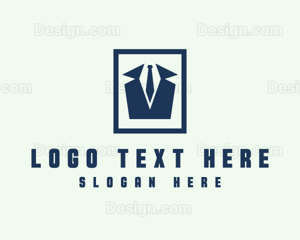 Professional Suit Business Logo